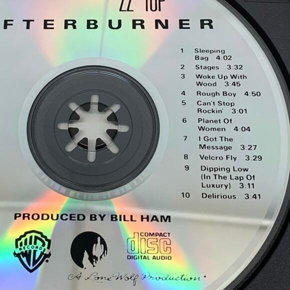 ZZ Top Afterburner and Eliminator CDs 80's Rock Warner Bros. Tested/Works - Picture 5 of 11